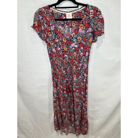 Knox Rose Dresses & Skirts - Knox Rose navy floral dress Medium